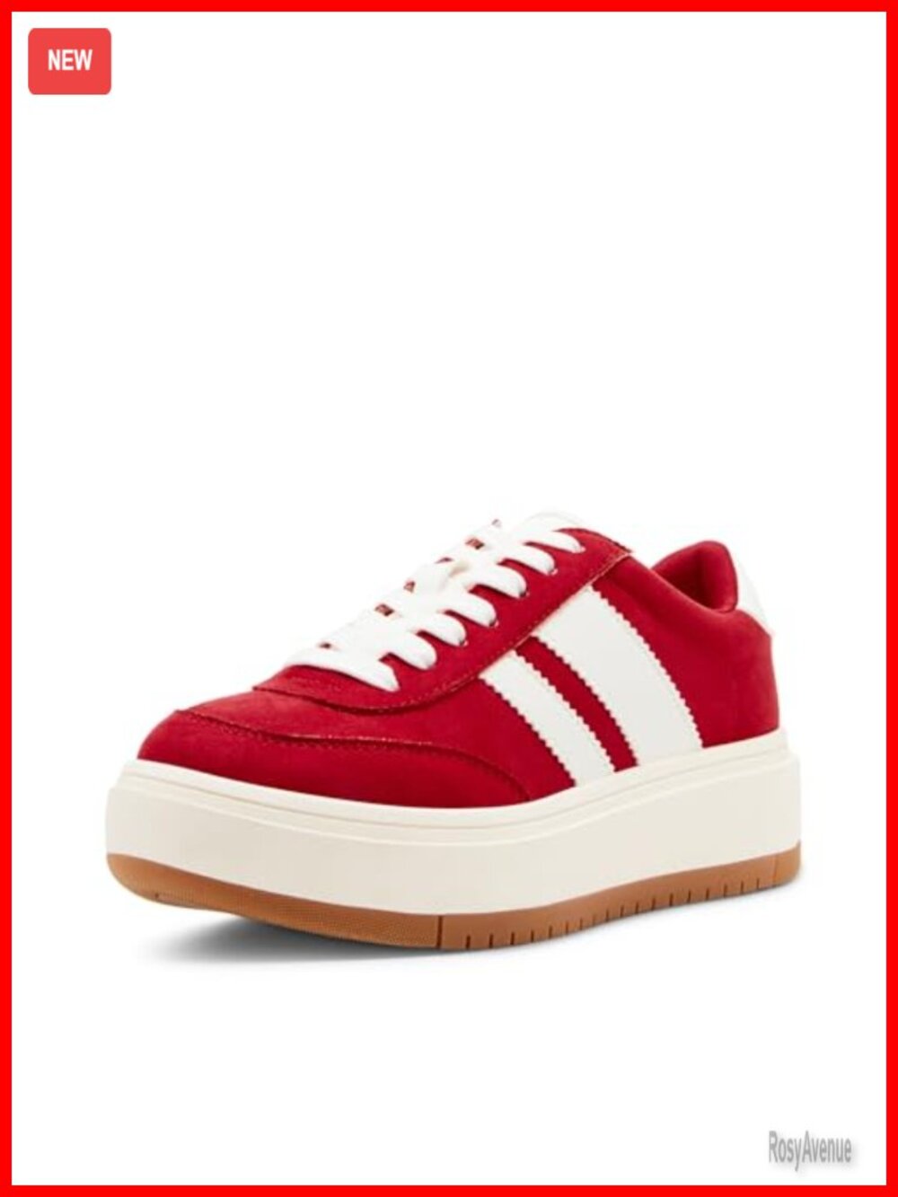 Madden Girl Navida Platform Fashion Sneakers Comfortable Lace-Up Casual Shoes